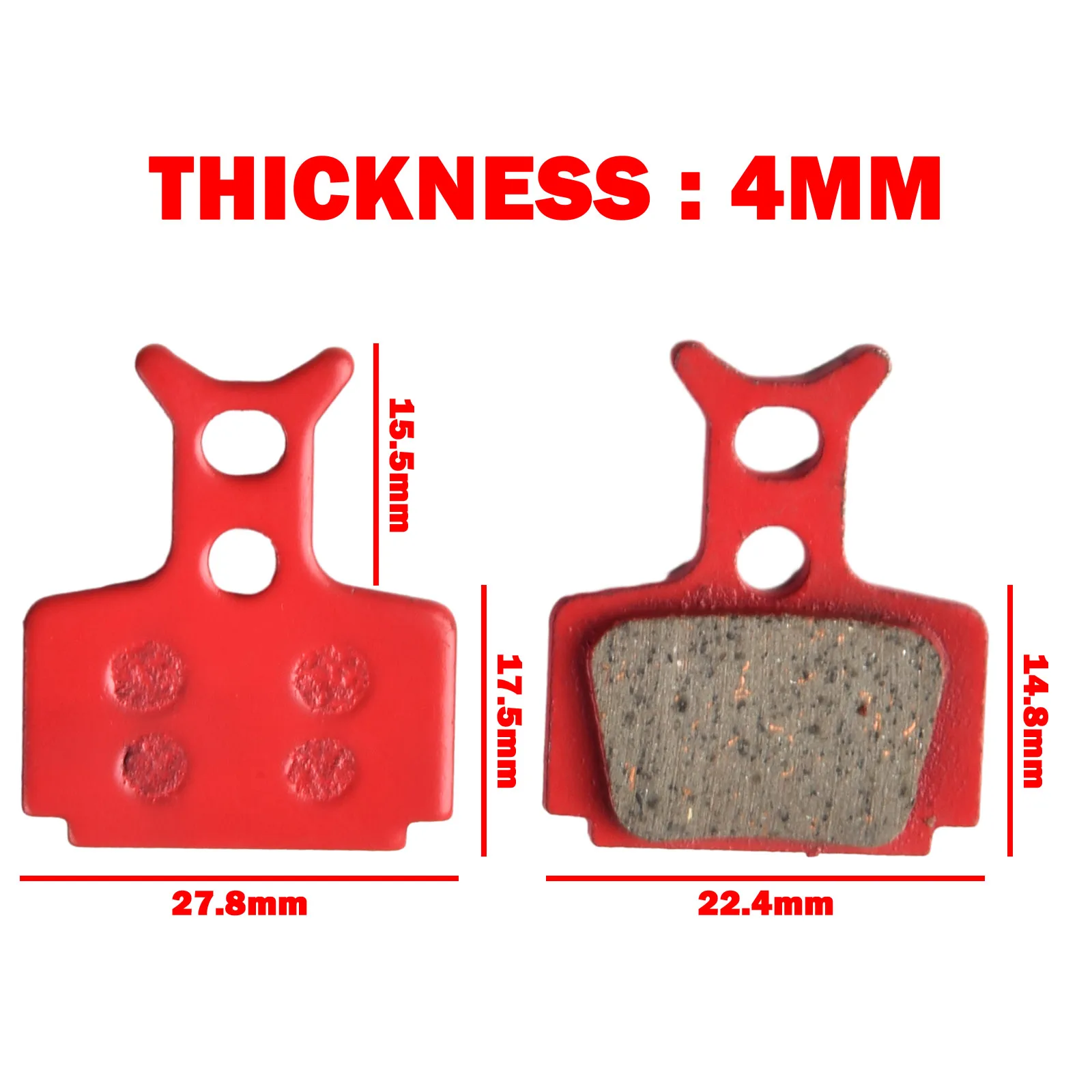 

Best Brand New Nice Practical Ceramics Cycling For Formula R1 RX Mega Red 1 Pair Bicycle Bike Disc Brake Pads High Quality