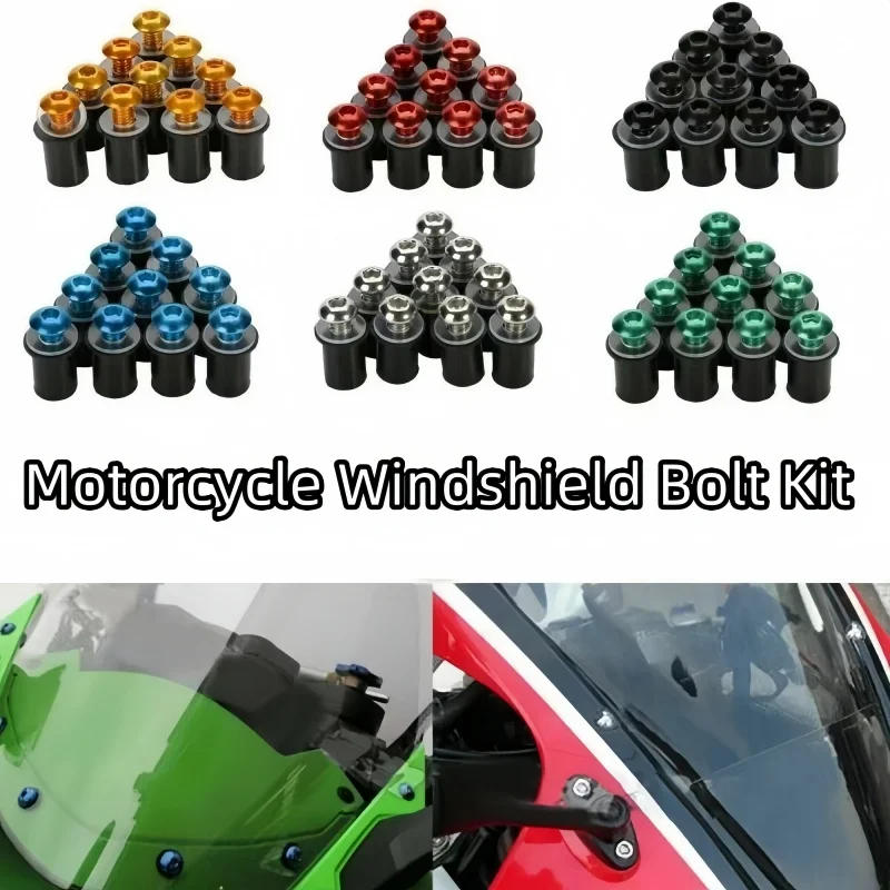 M5FastenerNutsWindscreenWindshieldScrewMountingBoltsForSuzuki