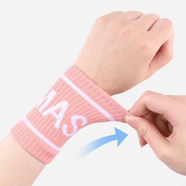 1 Pair Elastic Sport Wristband Basketball Volleyball Wrist Guard Golf Tennis Sweatband Wrist Band Fashion Colorful Wrist Support 2