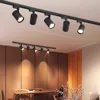 LED Track Light 220V Ceiling Spot Led 12/20/30/40W Ceiling Lamp for Living Room Kitchen Line Lighting Rail Systems Spotlight Set 3
