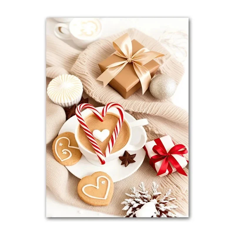Canvas Painting Christmas Holiday Decorations 4