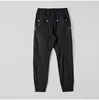 IEFB High Quality Male's Trousers Streetwear Multi Zipper Trend Men's Casual Pants Drawstring Elastic Waist Ankle-length Pants 3