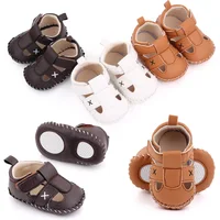Baby Shoes Soft PU Hollow Sandal for Toddler Boys and Girls 0-2 Years Spring and Summer High Quality Walking Shoes Fashion D2617 2