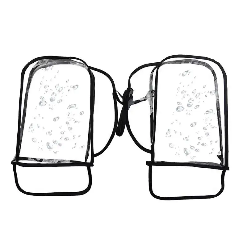 

Bicycle Handlebar Cover Handlebar Hand Warmers Tear Resistant Waterproof Transparent Handlebar Cover For Road Bicycles Electric