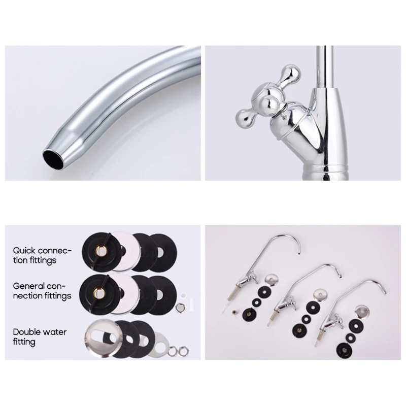 Water Purifier Drinking Water Faucet Single Hole Sink Faucet 1/4-in Tube Tap