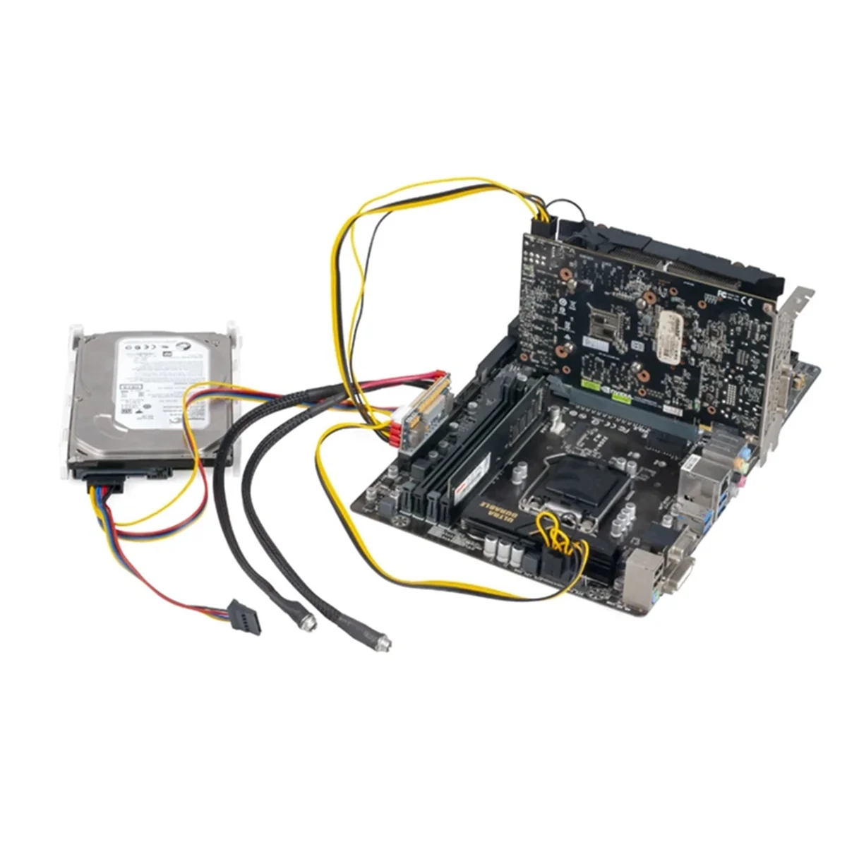 450W 24Pin 12V DC Input 450W Output Realan Mini ITX Pico PSU DC ATX PC Switch DC-DC ATX Power Supply for Computer-Sunrise