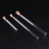 Various Sizes Transparent Glass Flat Bottom Test Tube With Cork Stoppers Empty Scented Incense Sticks Container Eco-friendly 1