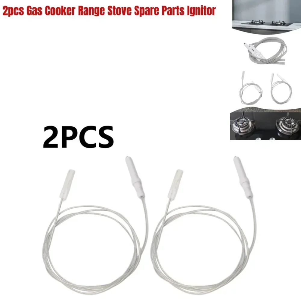 2Pcs Gas Cooker Range Stove Spare Parts Igniter Electrode Spark Plug 50-60MA 900mm 15000V Outdoor Party Kitchen Cooking Tools gas stove igniter