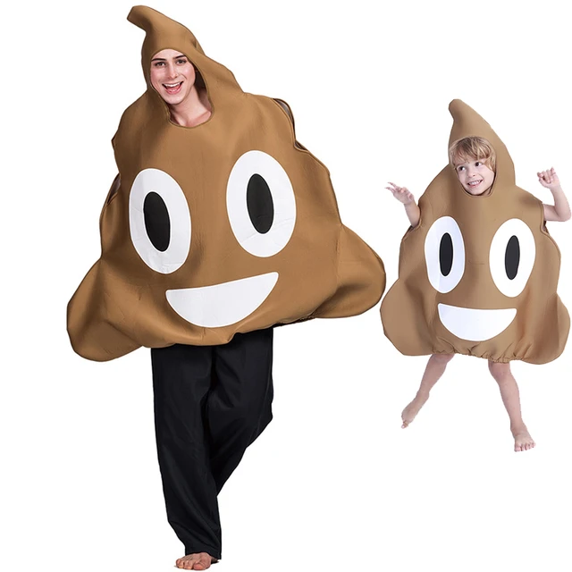 Inflatable Poop Emoji Costume