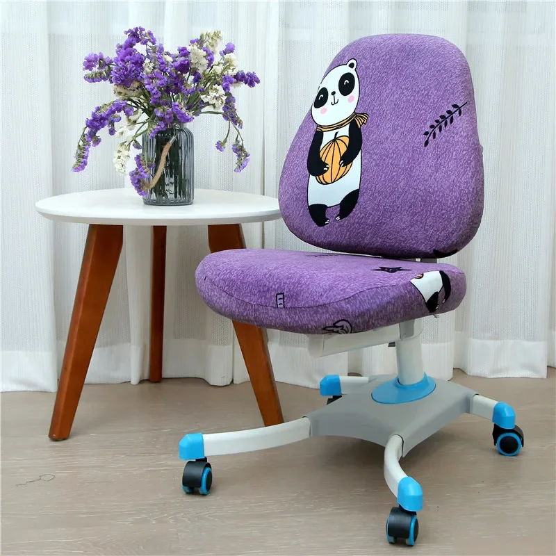 

Children's Study Chair Cover Elastic Student Lift Chair Cushion Backrest Cover Writing Chair Cover Office Computer Seat Case