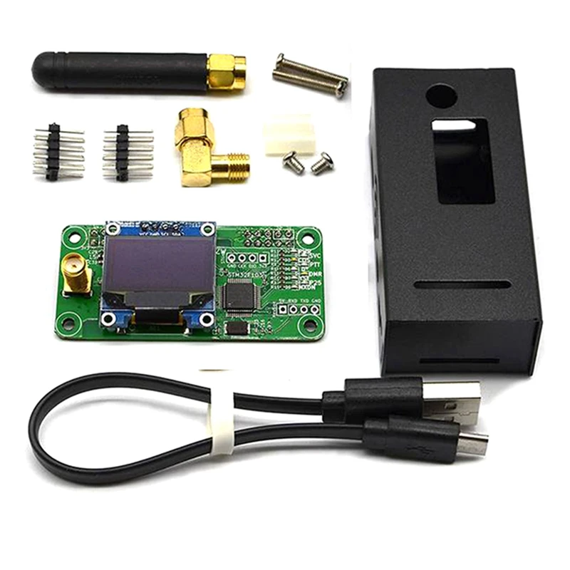 MMDVM 핫스팟 보드 및 알루미늄 케이스 지지대, UHF VHF 지지대 P25 DMR YSF DSTAR NXDN POCSAG, 라즈베리 파이 제로 W
