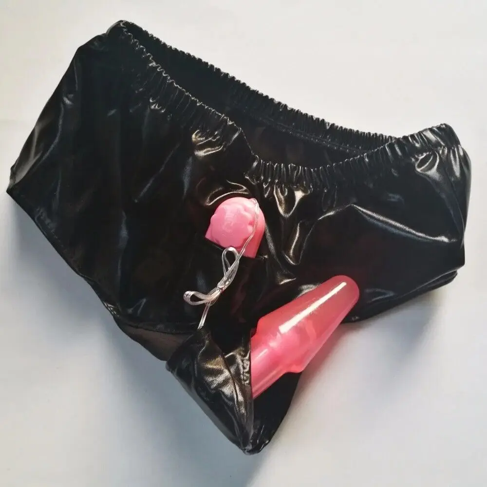 Culotte PVC BDSM Avec Plug Anal - Unisexe Débutant - Massage Et Plaisir
