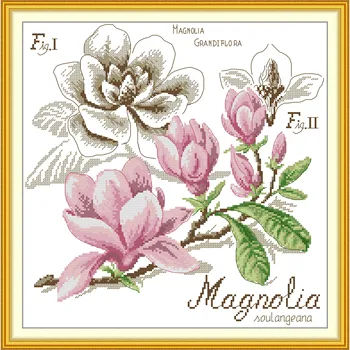 Magnolia Cross Stitch Kit 1