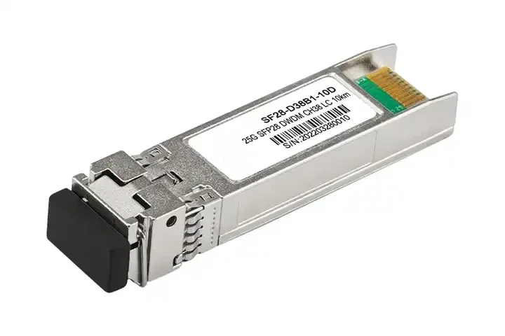 SFP28 DWDM LR 25G Ethernet Optical Transceiver 10km Single-Mode Fiber (SMF) Used in FTTH Network Equipment with QSFP28 Switch