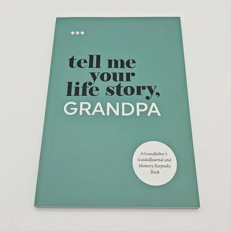 Family Story Recording Handbook Set - Tell Me Your Life Story Notepad Journal Notebook Planner Diary Notebooks Writing Pads 2