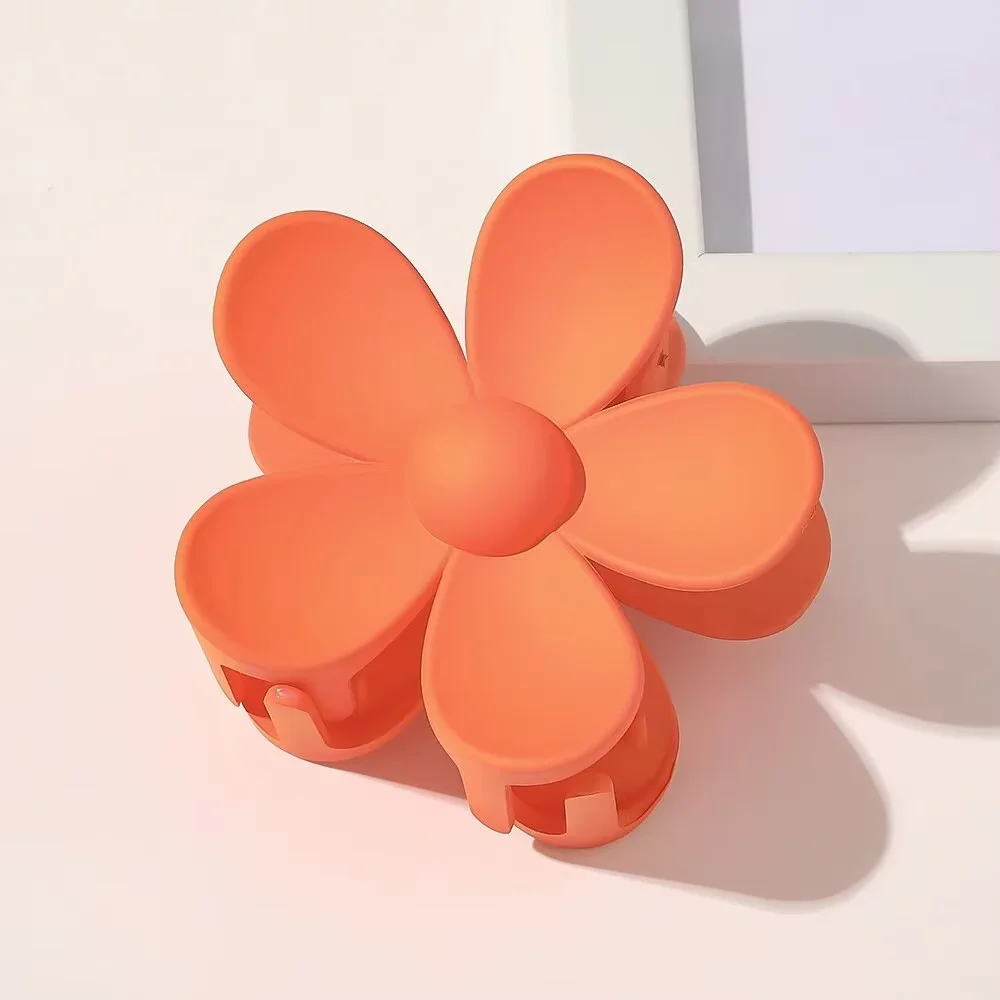 Große Blumen-Klauenklammern für Frauen, dickes Haar, Mädchen, Dasiy, starker Halt, matte Haarklammern, Kopfbedeckung, Haarspange, Haar-Accessoires – Detail 17