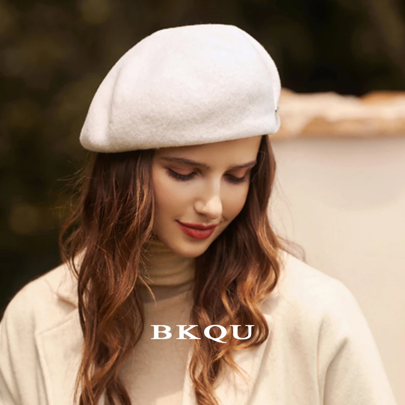 Elegant Ladies Wool Beret British 
