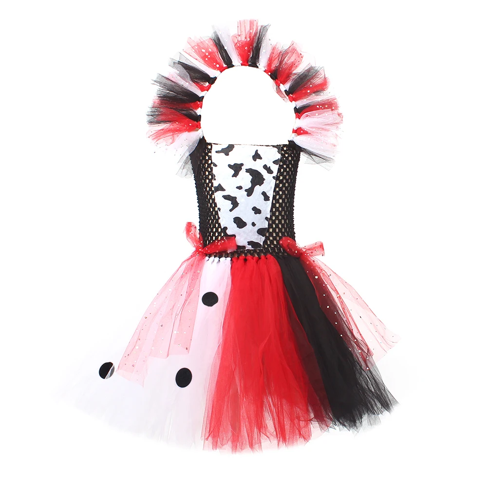 open lace back dress Movie Cruella De Vil Dalmatian Outfits