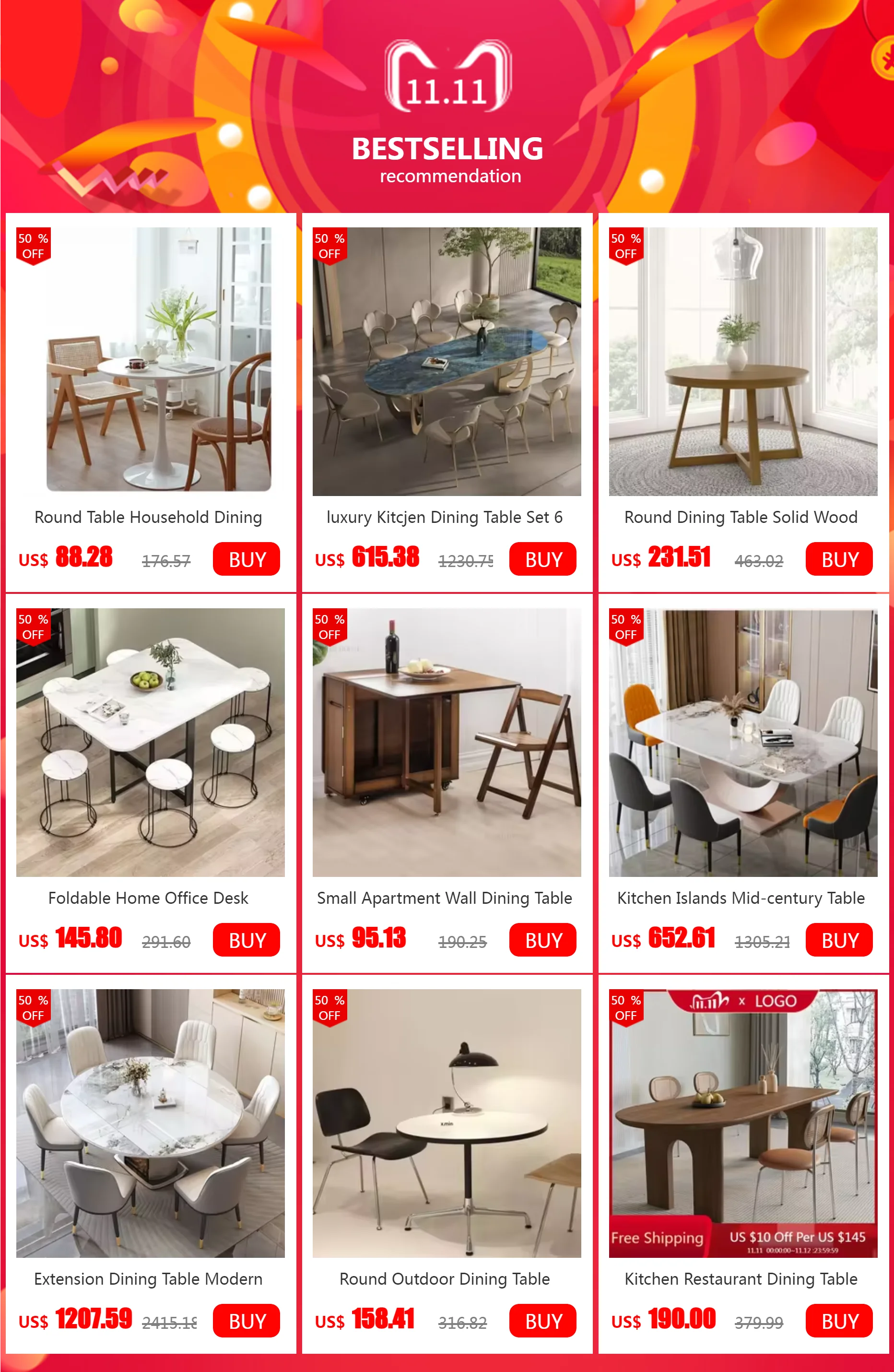 Description Picture 2 of itemExtension Dining Table Modern Living Organiser Luxury Dining Table Chaire Round mesa plegable Furniture