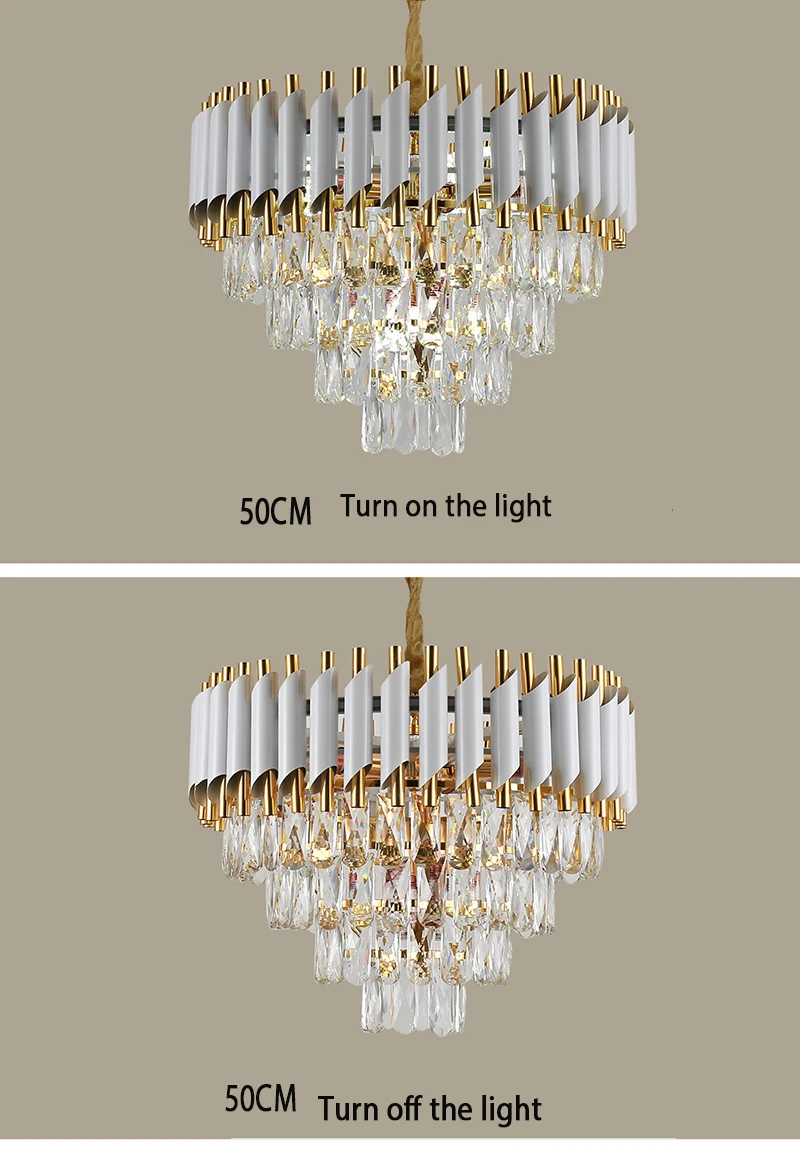 Modern New Crystal Chandelier for Living Room Hall Hotel