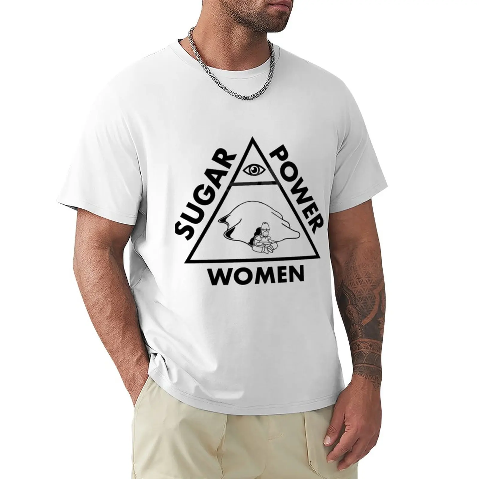 

Sugar, Power, Women T-Shirt graphics cute clothes Short sleeve tee men t shirt
