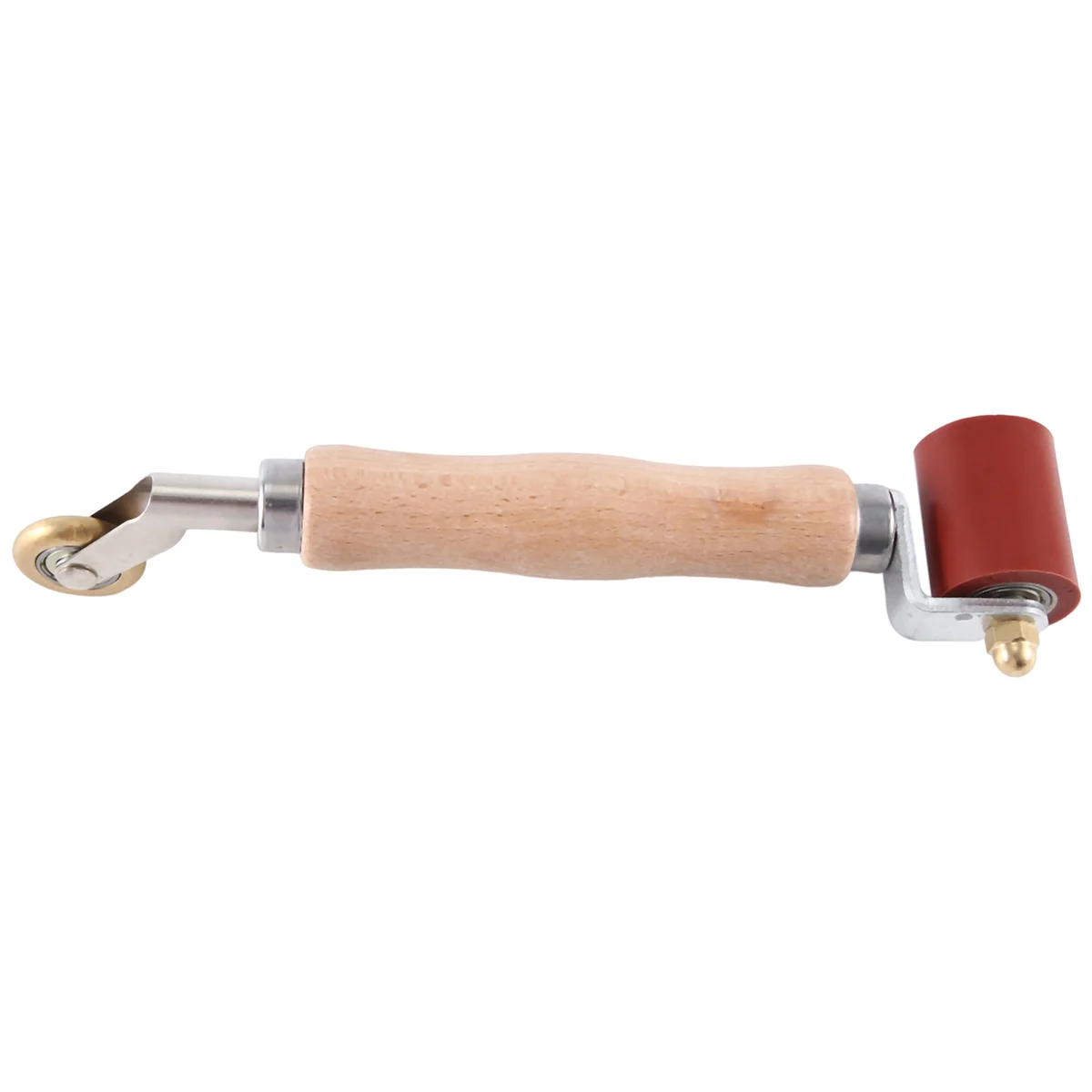Seam Roller, 40mm Silicone Seam Roller With 6mm Brass Detail Penny Roller, for PVC/EPDM Single Ply Roofing Tape A