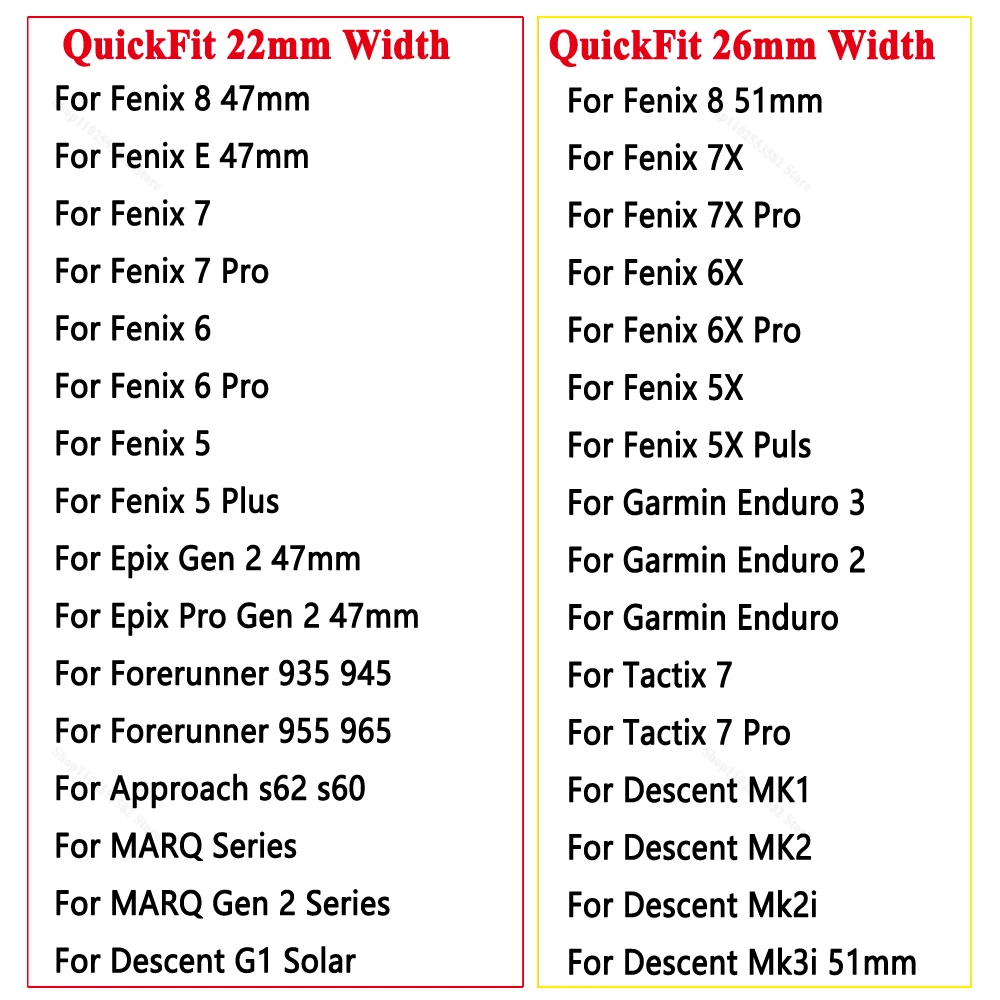 Cinturino In Pelle Quick Fit Per Garmin Fenix 8,7,6,5, S70 E Altri, Unisex, Sportivo