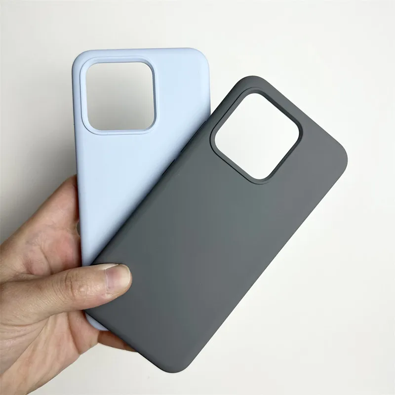 Luxury Shockproof Liquid Silicone Back Case – Soft & Smooth Premium Cover