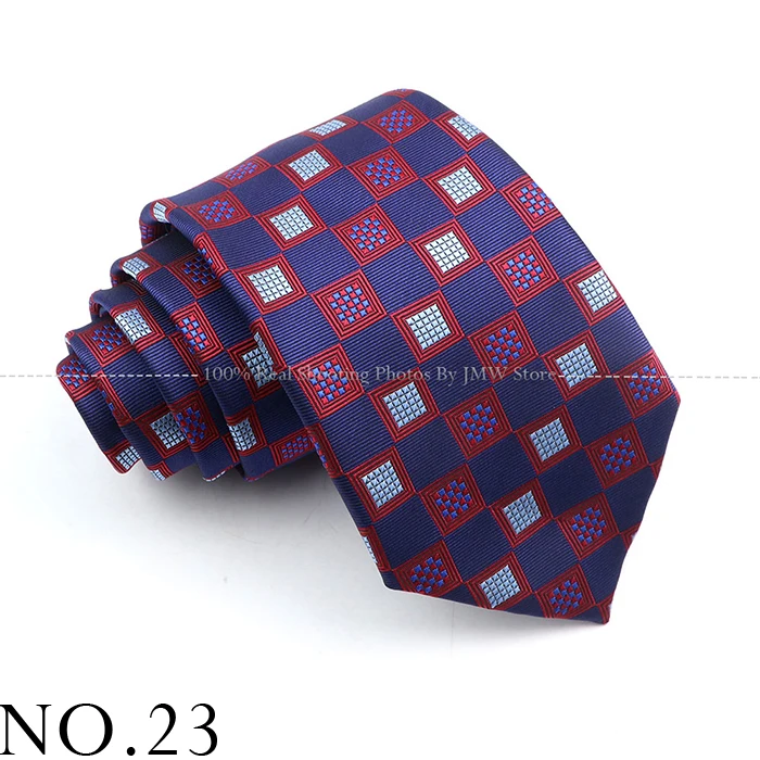 Neue Design Hochzeit Business Männer Krawatte Grün Lila Blau Plaid Krawatten Männer Business Dropshipping Bräutigam Kragen Zubehör Geschenk – Detail 23
