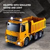 1/20 Large RC Car Double E E525 Benz Remote Control Dump Truck  Transporter Engineering Vehicle Smiulation Sound and Light Toys 2