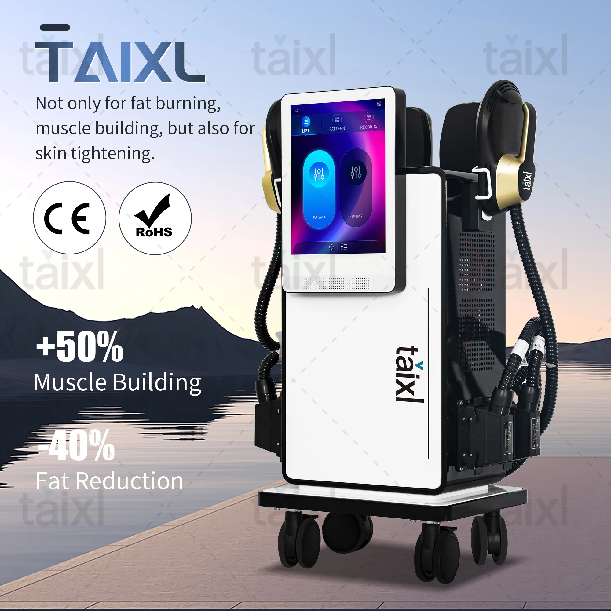 Taixl RF Slimming 6500w EMSzero Body Sculpting EMS Butt Stimulating Salon Machine muscle stimulator