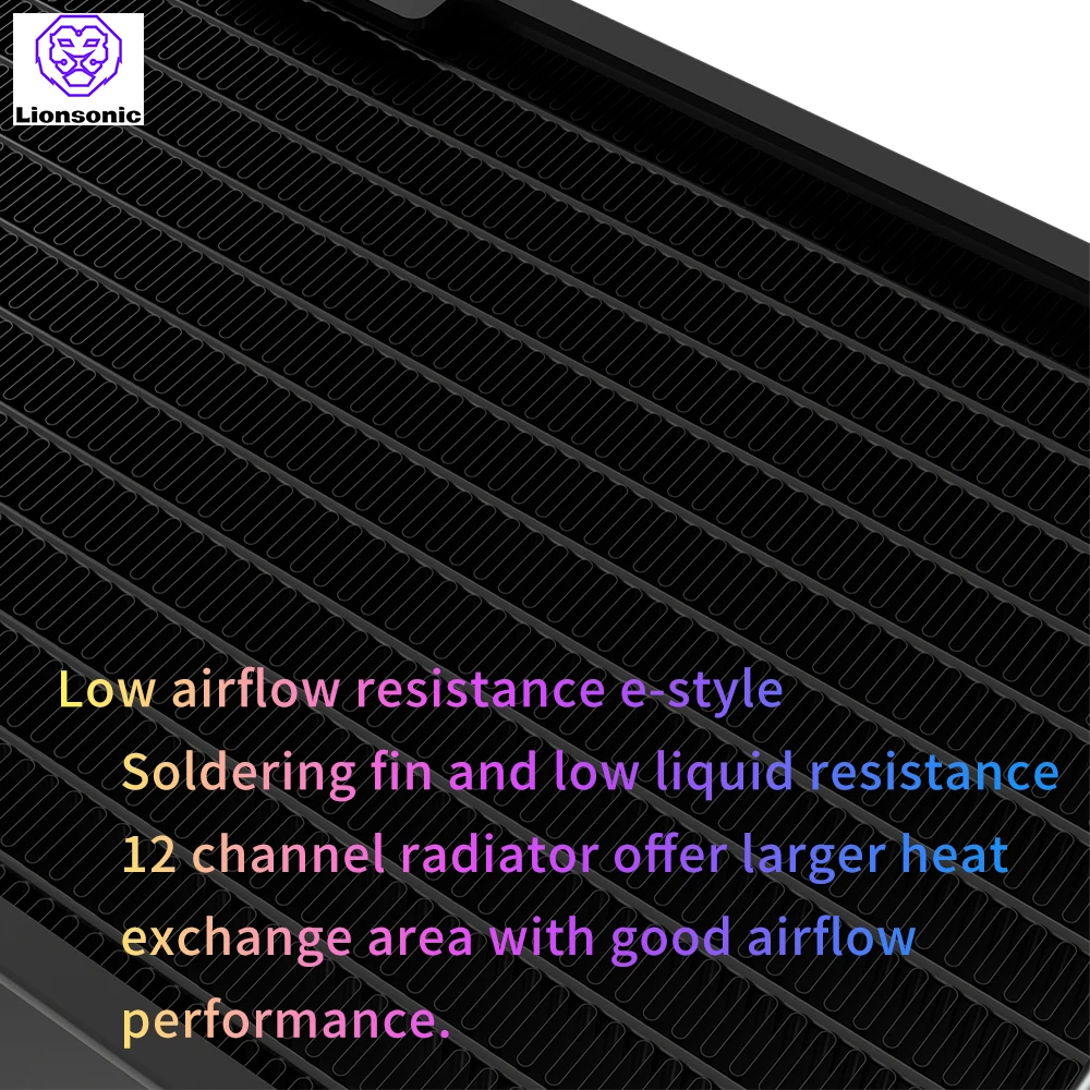 Lionsonic Water Cooler CPU Cooling ARGB Cooler Fan 120mm X99 Processor Cooler Liquid Cooling for LGA1700/1151/2011/AM3/AM4 White