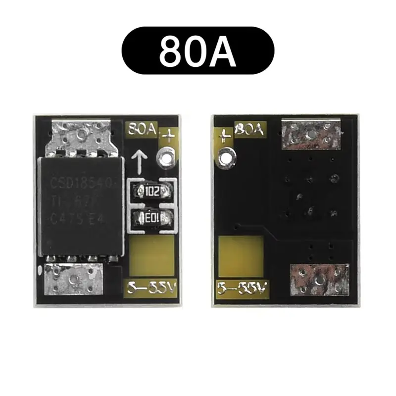 ABDE-5PCS 80A 고전력 MOS 트리거 스위치 드라이버 모듈 전계 효과 튜브 PWM 조절 전자 스위치 제어판
