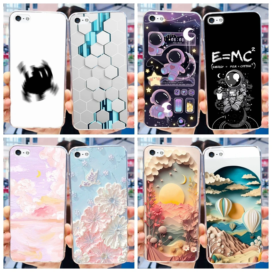 Astronaut Art Shockproof Soft TPU Phone Case