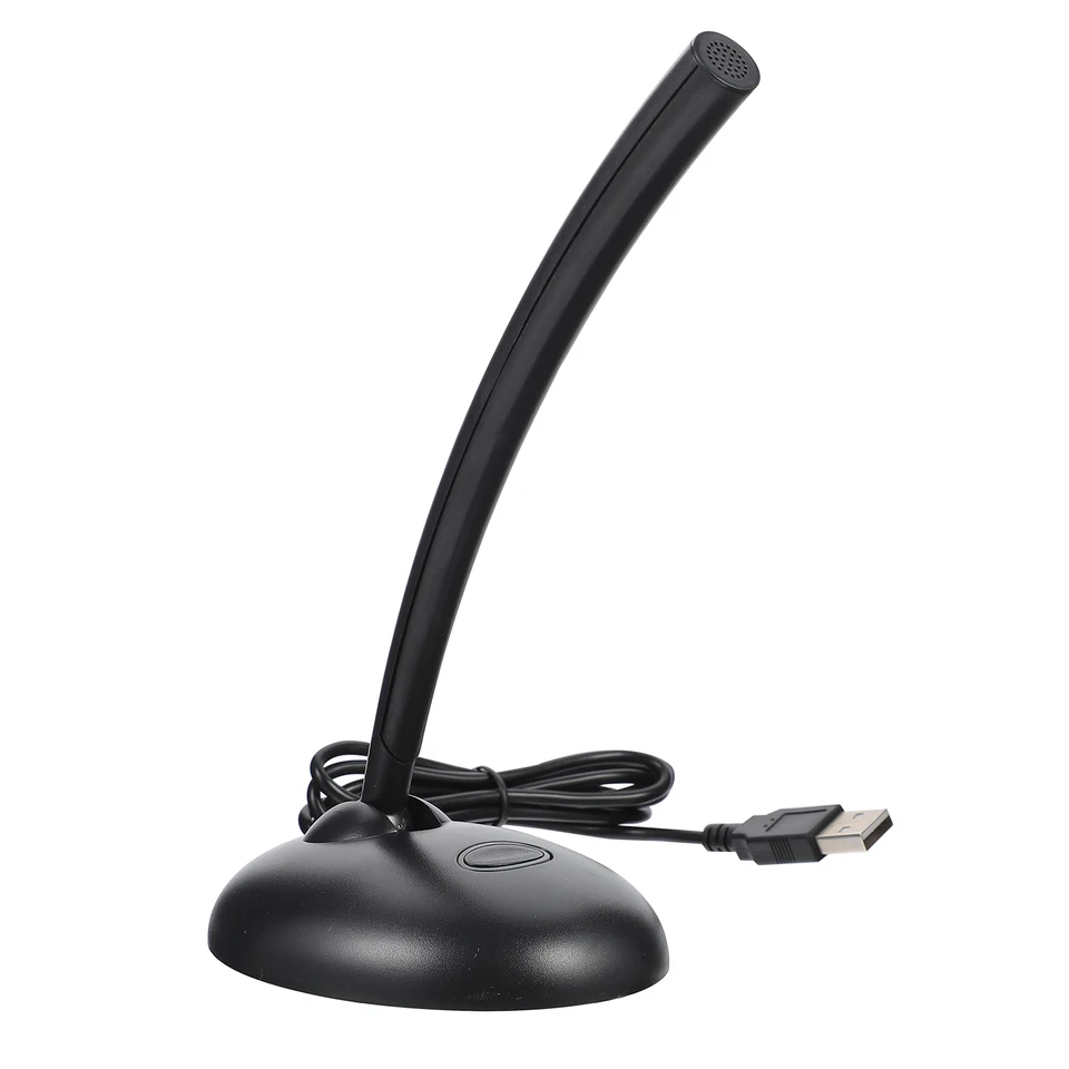 Microfone Mesa USB CMOCIIY - Plug & Play Com Botão Mute LED