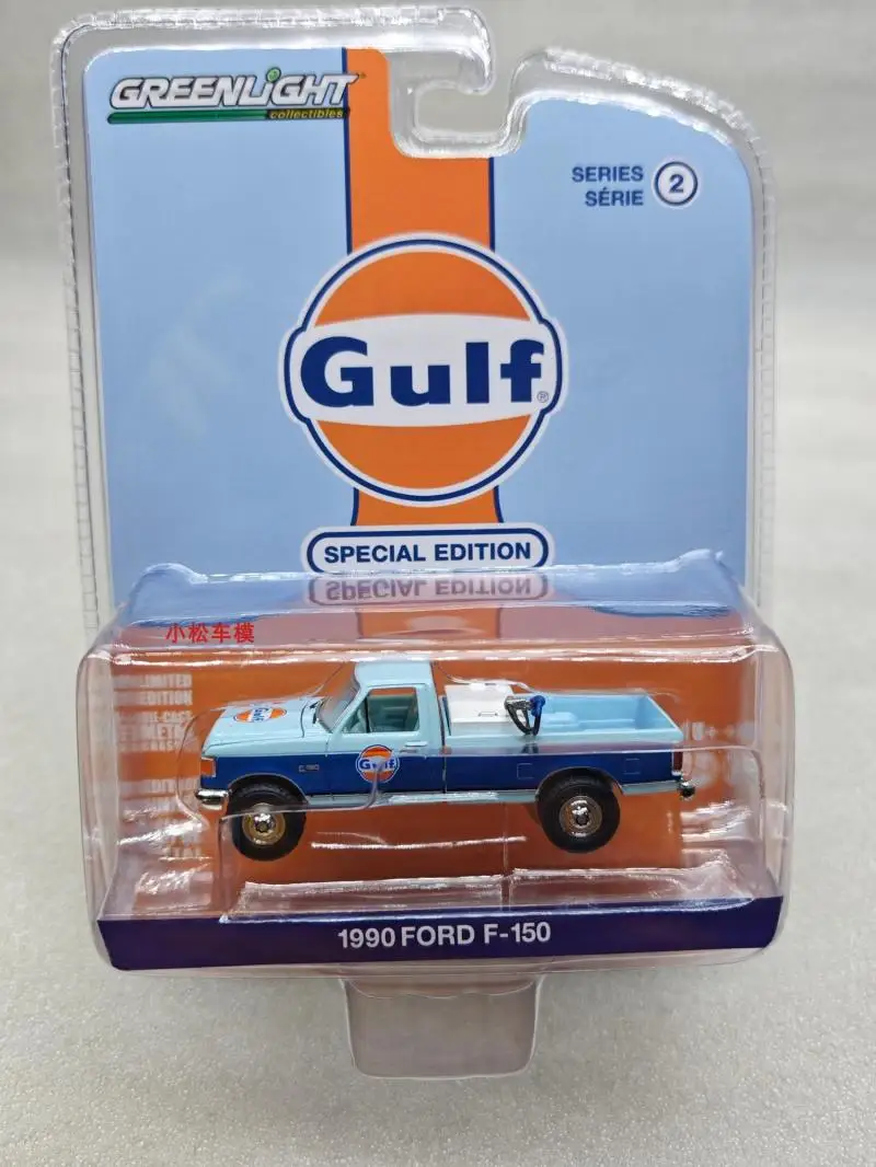 

GreenLight 1/64 1990 ford F-150 gulf Collector Edition Metal Diecast Model Race Car Kids Toys Gift