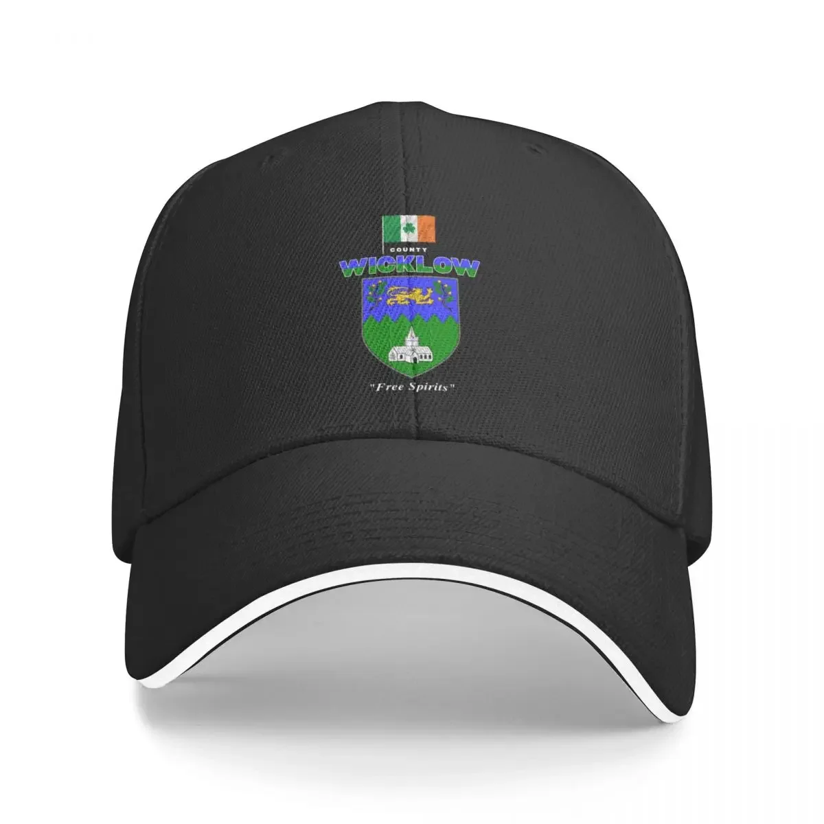 

COUNTY WICKLOW IRELAND - OFFICIAL CREST Baseball Cap Hood Bobble Hat Hip Hop Ball Cap Men Caps Women's