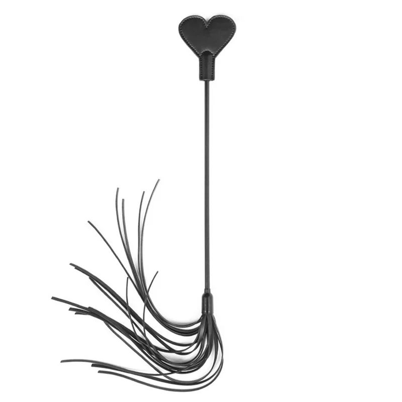 Bondage Slim Leather Riding Crop Horse Whip Pony Spanking Knout BDSM Lash Fetish Flogger Sex Product For Couples Women