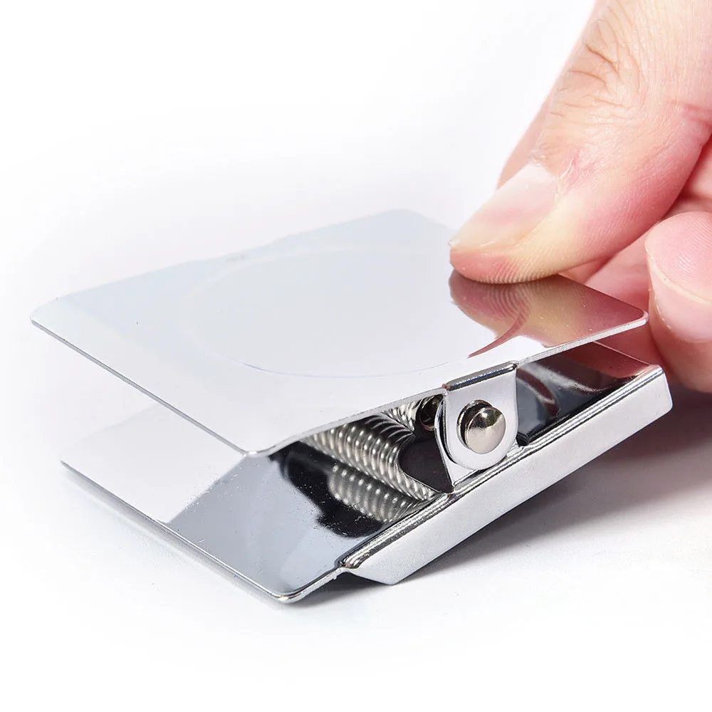 Square Metal Magnetic Clip Paper Clip Multifunctional Stationery Information Classification Folder Clips Memo Note Holder