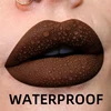 Richly Pigmented Matte Velvet Brown Lip Gloss - Non-Stick, Long Lasting, Velvety Smooth Finish - Hydrating Lip Glaze & Lip Mud M 2
