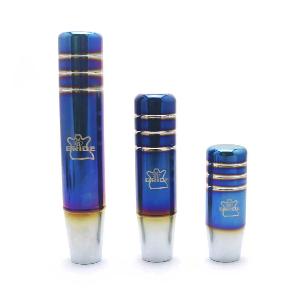 Bride Style Universal Car Burnt Blue 9cm/13cm/17.5cm Aluminum Gear