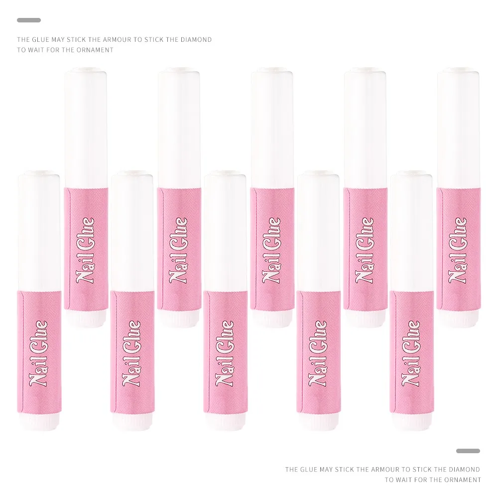 100/50PCS Mini Nail Glue for Acrylic Nail Tips Fast Drying Super Adhesive Rhinestone Bond Glue Long Lasting Liquid Glue (2g/pcs) 5
