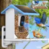 2.4G WiFi Smart Bird Feeder with Camera 2.4K Screen Solar Low Power Night Vision IP66 Waterproof 4G or WIFI Connected Feeder 1