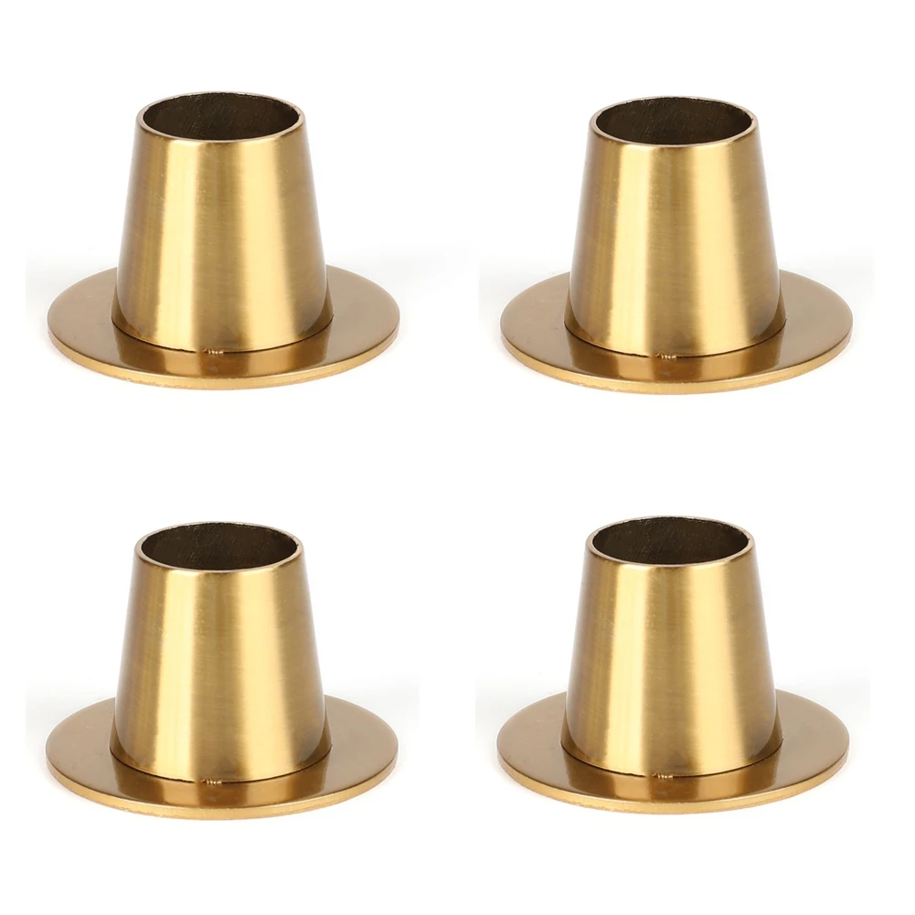 1/2/4Pcs Metal Candle Holders Candles Base Candlesticks For Home Wedding Decoration Retro Candlesticks Home Table Decor