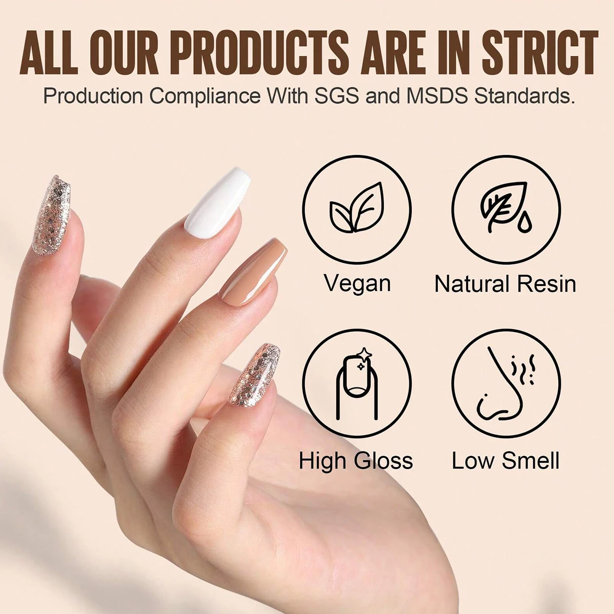 Diamond Gel Top Coat and Base Coat Set Shine Finish Soak Off LED Nail Lamp 2 pcs nail art set nail top coat