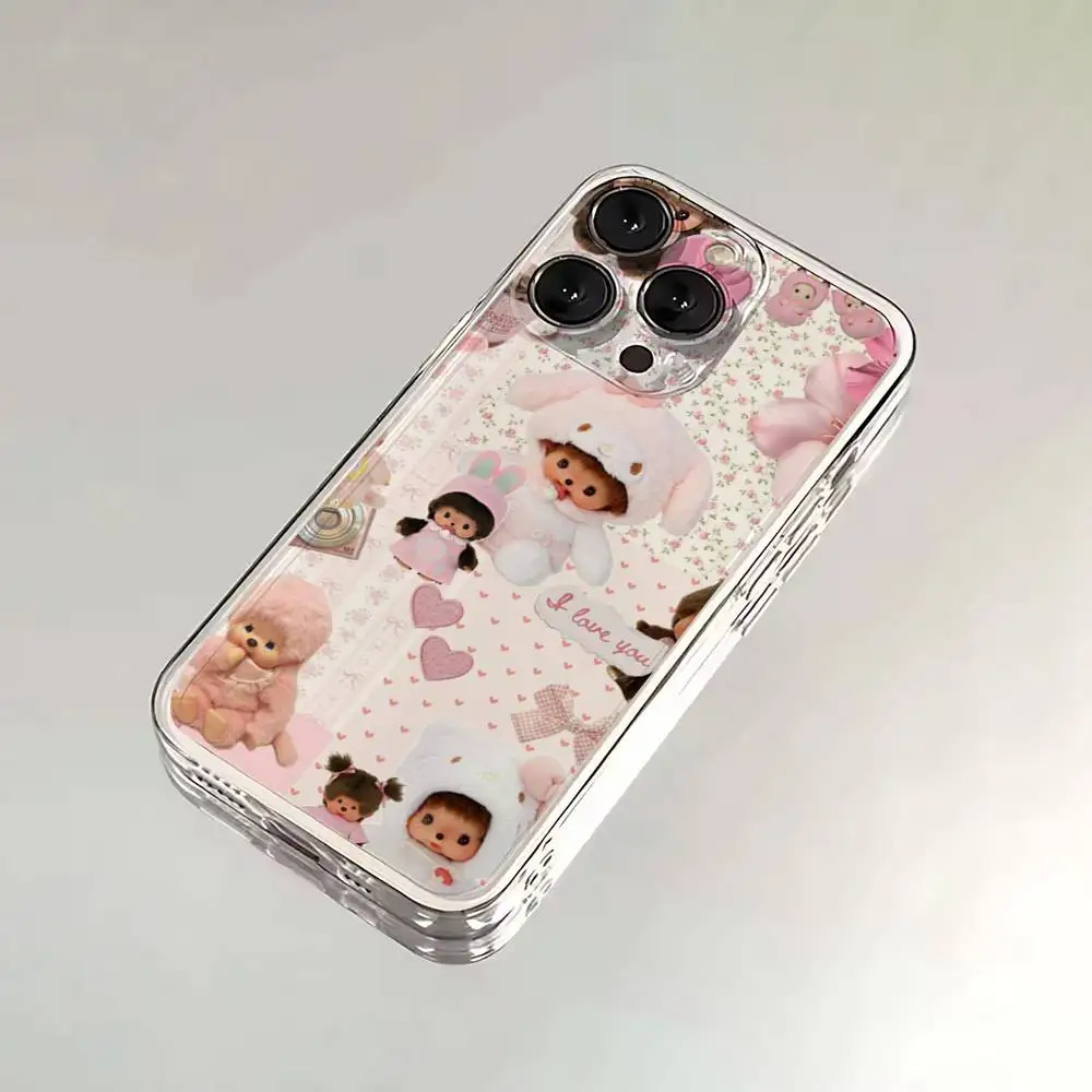 Adorable M-monchhichis Soft Clear TPU Phone Case - Flexible Protective Cover