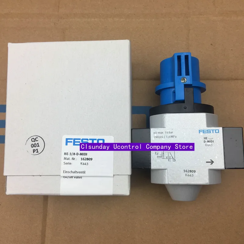 

Новый оригинальный пусковой клапан FESTO HE-3/8-D-MIDI HE-1/2-D-MIDI HE-1/4-D-MIDI