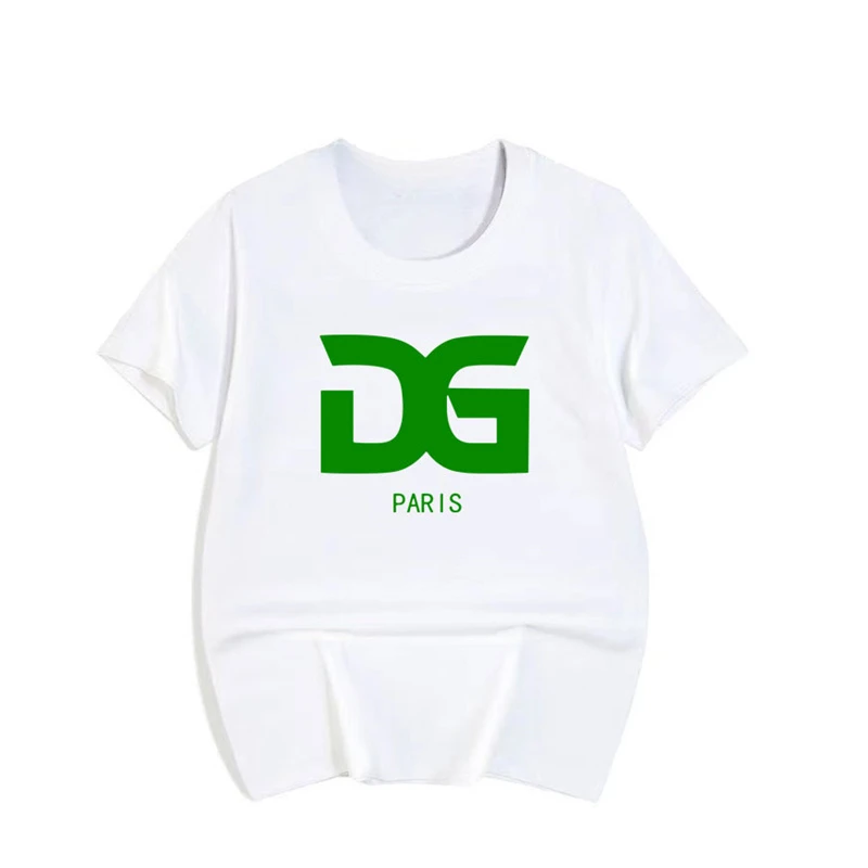 thumbnail image 1 of Camiseta de algodón para niños, camiseta de moda con estampado de letras para niñas y niños, camisetas de manga corta con cuello redondo para bebés, ropa para niños, 1 of 5