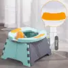 Travel Potty Toilet  Seat Folding  for Toddler Kids Convenient Installation Easy to Carry Around Suitable for Different Ages 3