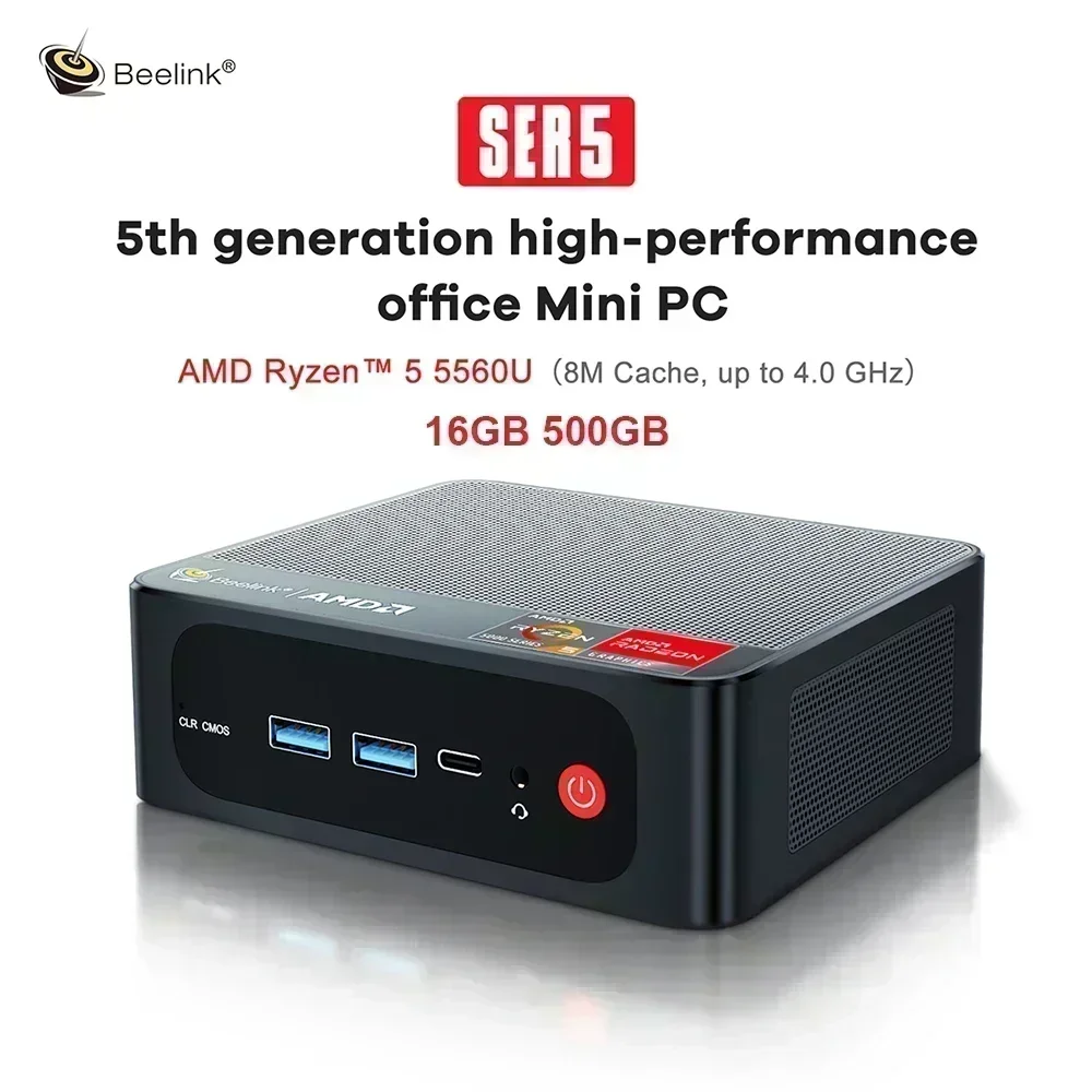 Beelink SER5 MAX AMD Ryzen 7 5800H 5700U 5560U Mini PC WiFi6